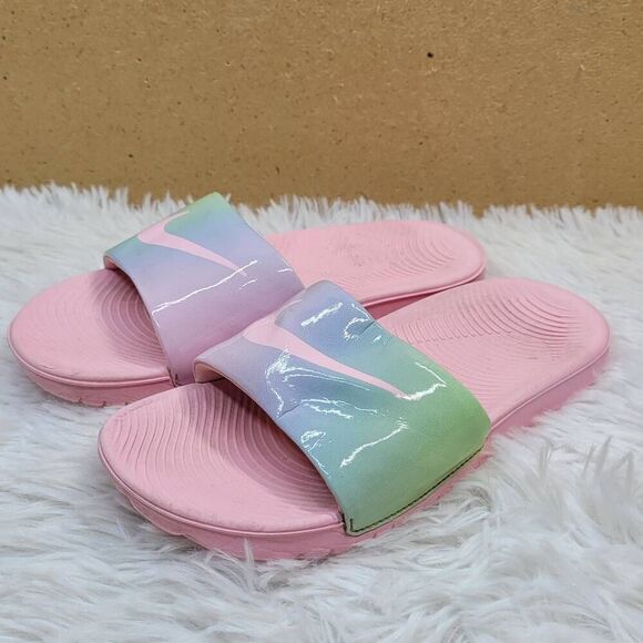 Nike Girls Kawa Tie Dye Slide Sandals- Size 13 - Picture 3 of 9